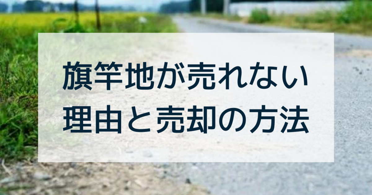 旗竿地,売れない,理由,対策