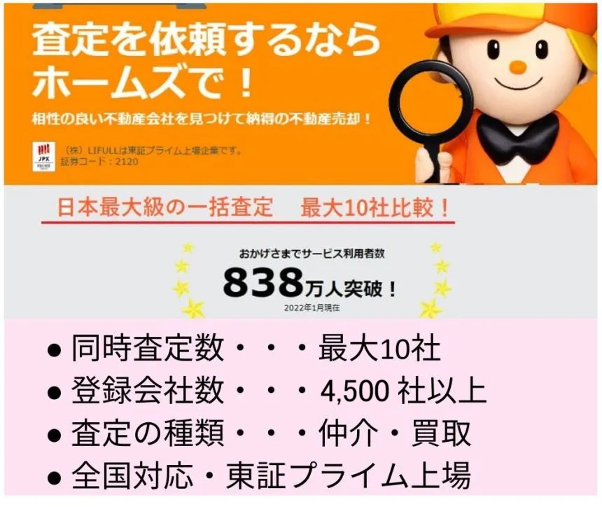 ライフルホームズ,不動産,査定